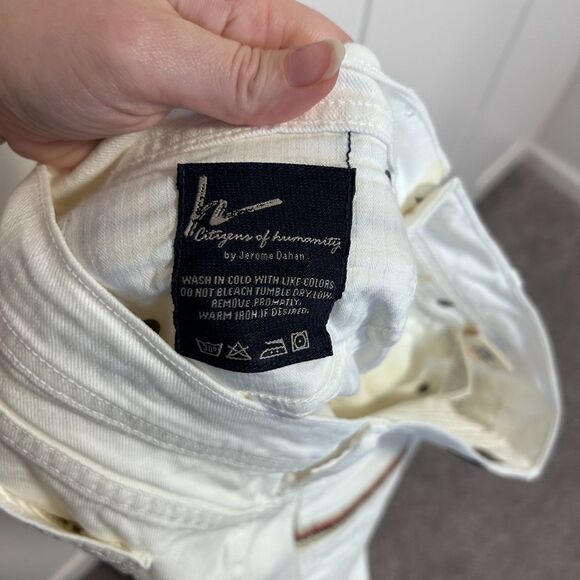 Citizen's of Humanity Low Rise Wide Leg Y2K Cade Cod Pocket Embroidered 29 - Picture 9 of 12